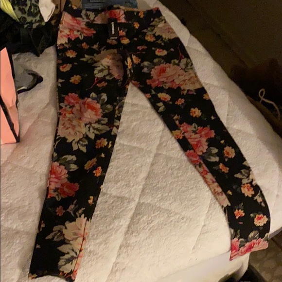 Express Pants - NWT express leggings floral s vintage